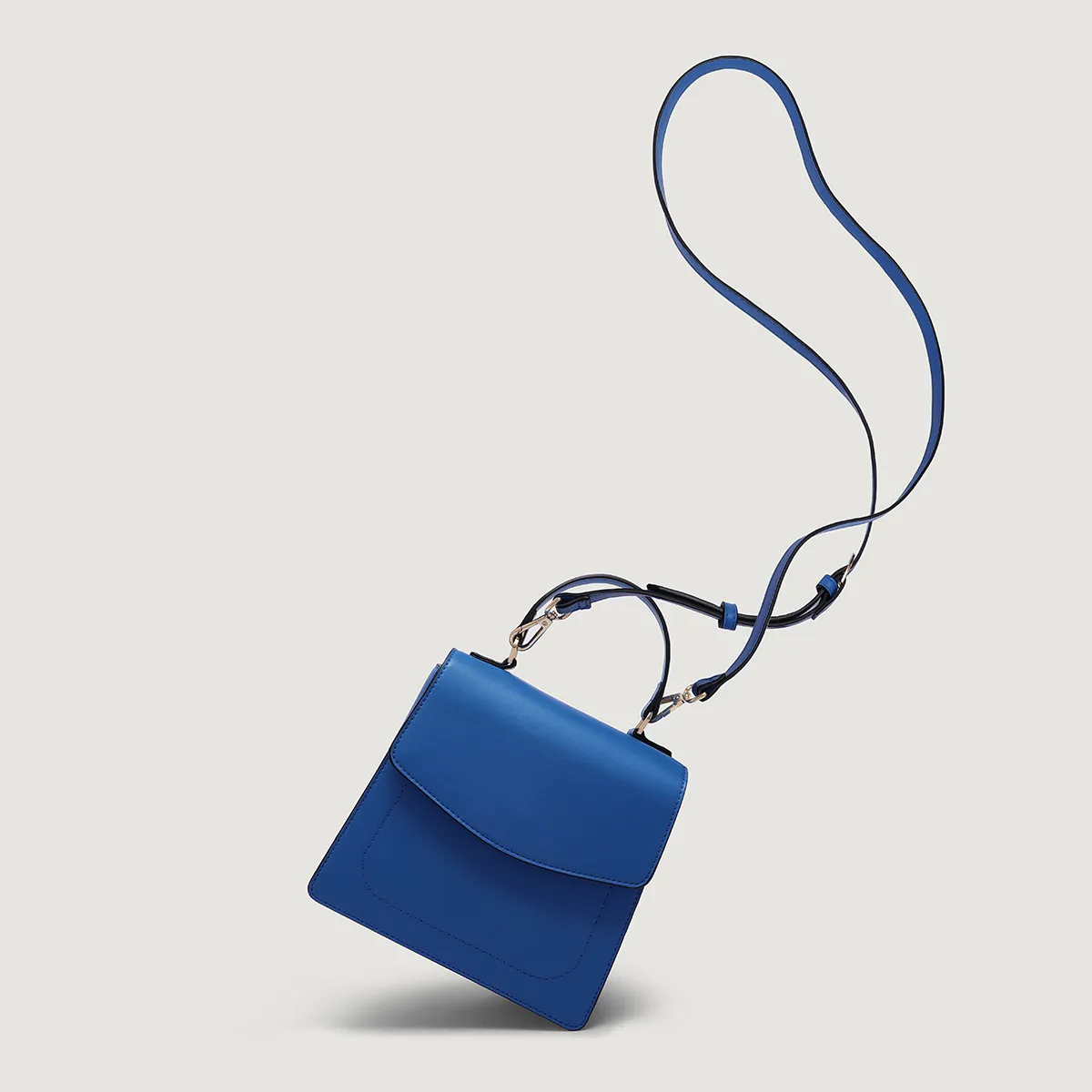 Women's Mini Top Handle Flap Bag – Smooth PU Leather