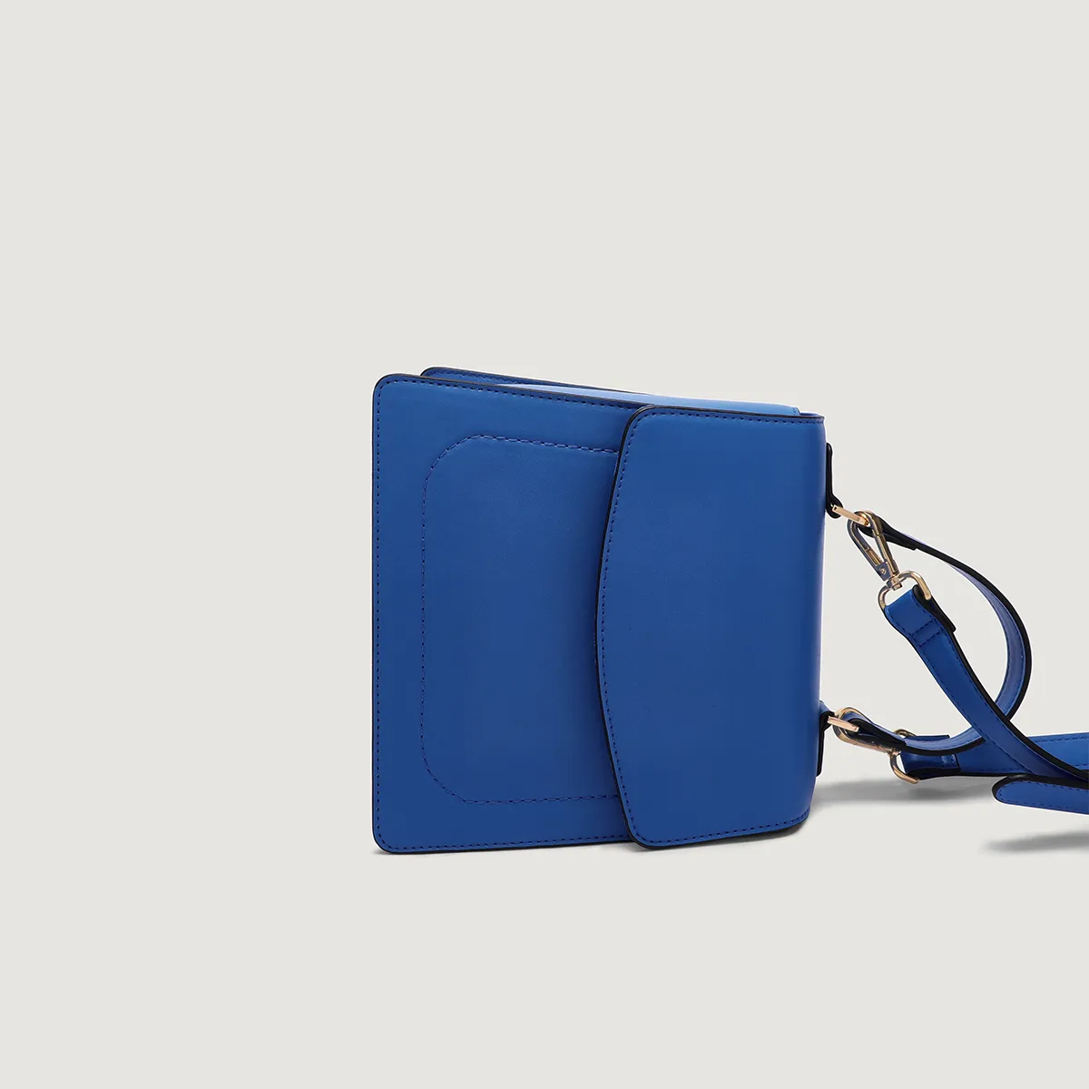 Women's Mini Top Handle Flap Bag – Smooth PU Leather photo 4