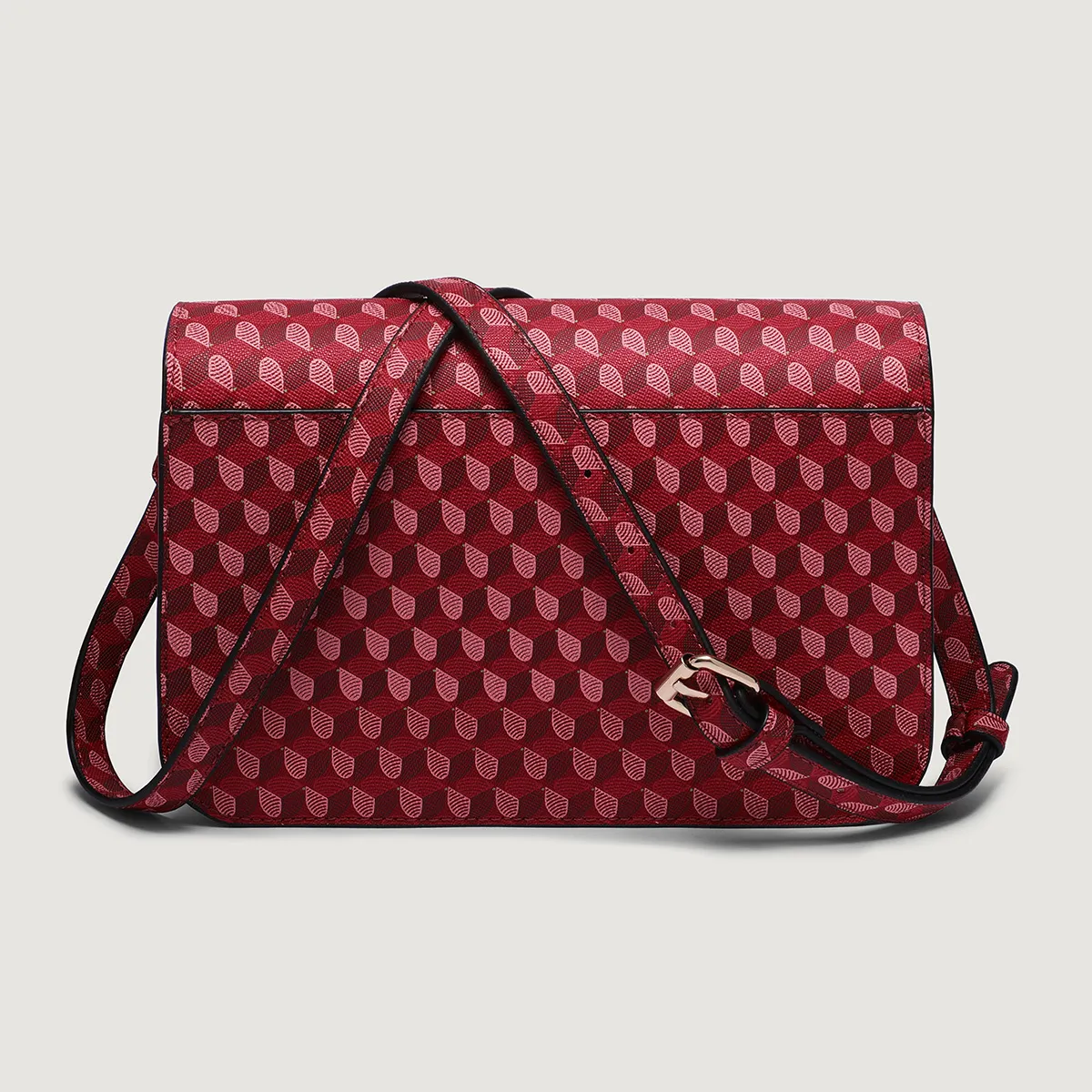 Women's Monogram Flap Crossbody Bag – PU Leather photo 2