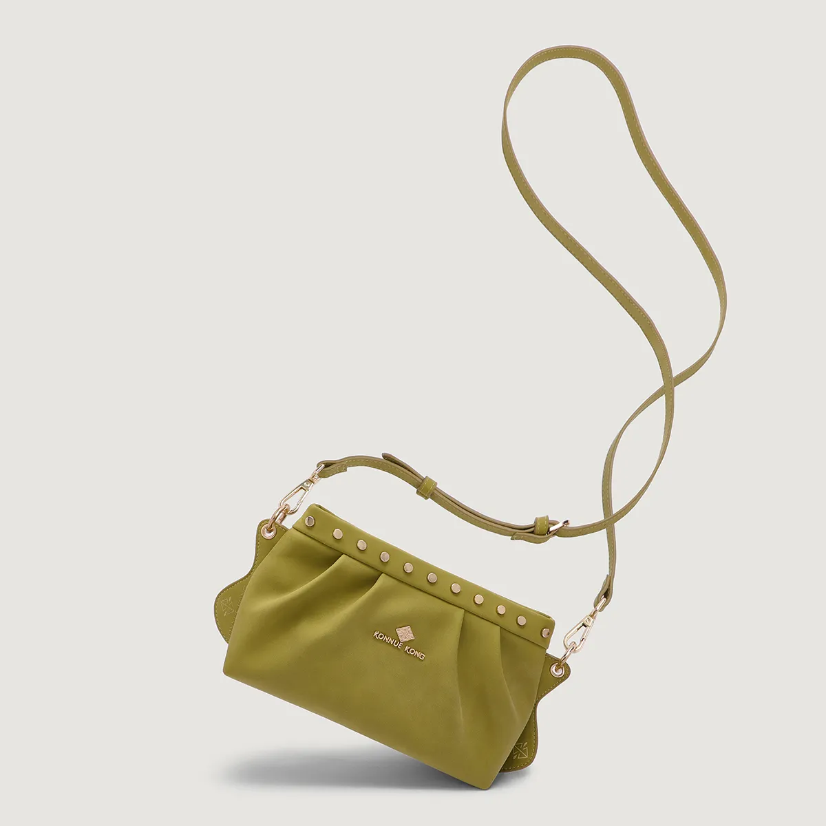 Women's Croc-Embossed Square Crossbody Bag – PU Leather