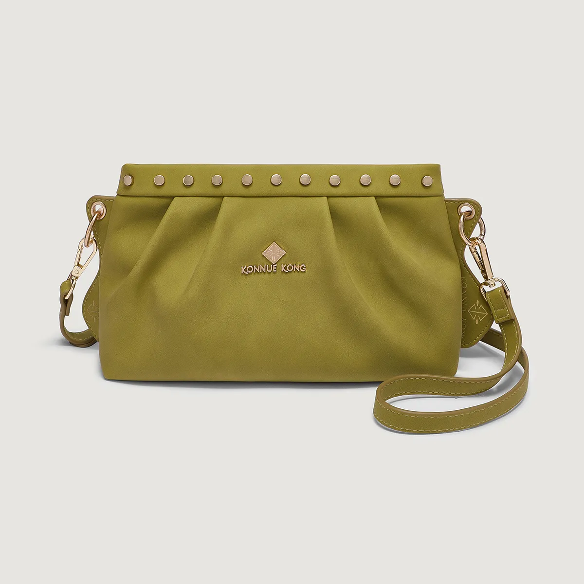 Women's Croc-Embossed Square Crossbody Bag – PU Leather photo 2